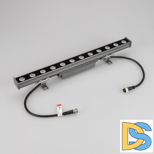 Линейный прожектор Arlight AR-LINE-500-12W Warm3000 (GR, 15x60 deg, 230V) 041726