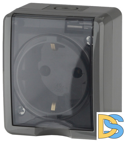 Розетка 2P+E Эра 11-2401-03 Б0020713