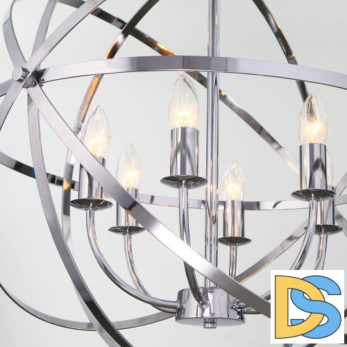 Подвесная люстра Eurosvet Santi 60139/6 хром