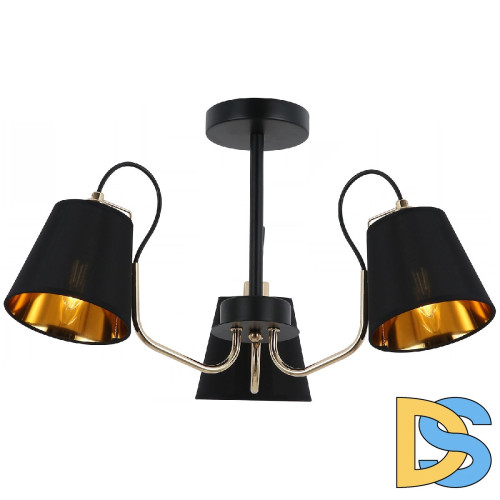 Люстра на штанге Illumico IL6120-3COU-79 BK GD