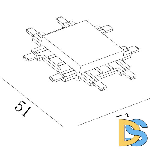 Коннектор SWG PRO CN-SLIM-BL-X 022070