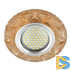 Встраиваемый светильник Fametto Luciole DLS-L149 Gu5.3 Glassy/Tea