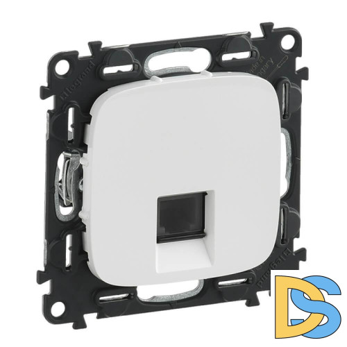 Телефонная розетка RJ11 Legrand Valena Allure белая 753738