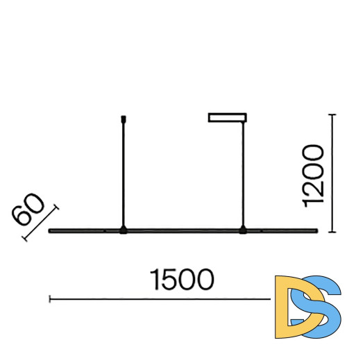 Подвесной светильник Maytoni Halo MOD005PL-L48BK