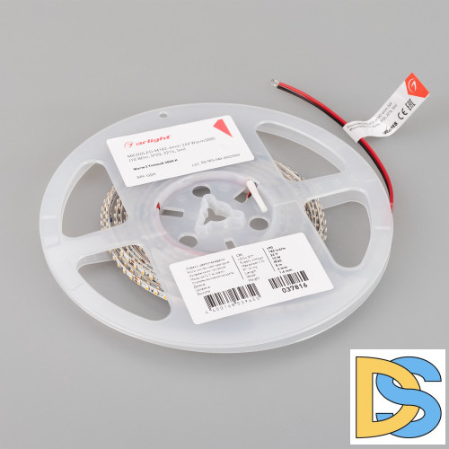 Светодиодная лента Arlight MICROLED-M182-4mm 24V Warm3000 (10 W/m, IP20, 2216, 5m) 037816