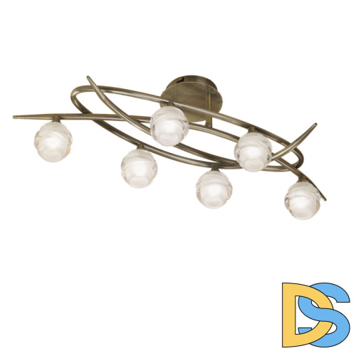 Потолочная люстра Mantra Loop Antique Brass 1822