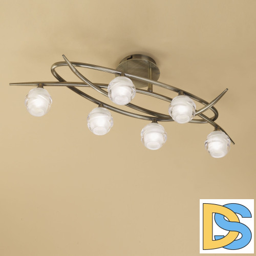 Потолочная люстра Mantra Loop Antique Brass 1822