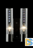 Бра Crystal Lux OTONO AP2 BLACK CHROMIUM/TRANSPARENTE