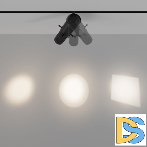 Трековый магнитный светильник Maytoni Gala TR108-4-10W3K-DS-B