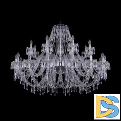 Подвесная люстра Bohemia Ivele Crystal 1403/16+8/460 Ni