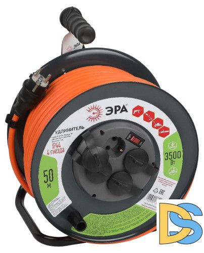 Удлинитель силовой Эра RMx-4es-3x2.5-50m-IP44 Б0052922