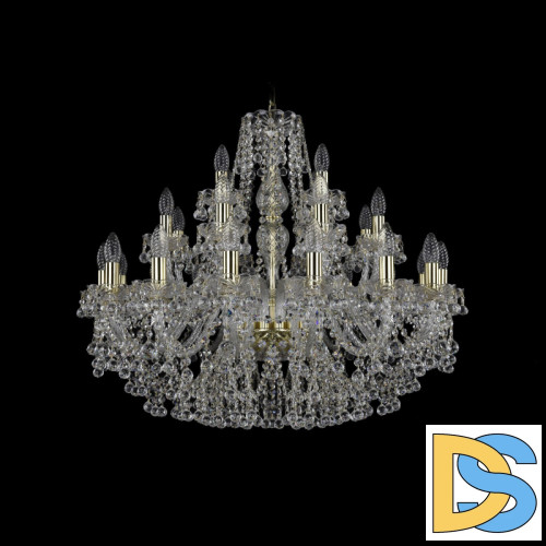 Подвесная люстра Bohemia Ivele Crystal 1409/16+8+4/300 G