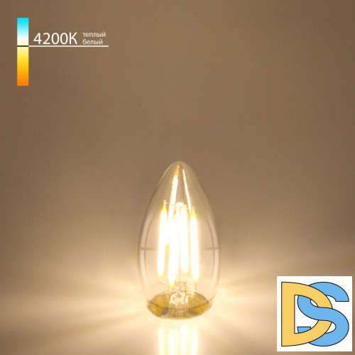 Светодиодная лампа Elektrostandard Свеча CD F 7W 4200K E27 (C35 прозрачный) 4690389041501