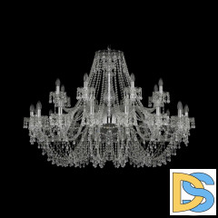 Подвесная люстра Bohemia Ivele Crystal 1410/16+8/460 Ni V0300