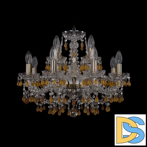Подвесная люстра Bohemia Ivele Crystal 1410/8+4/195 Pa V1003