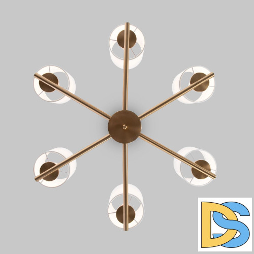 Подвесная люстра Eurosvet Caprera 60146/6 латунь a063858