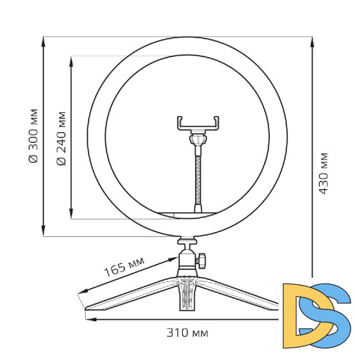 Настольная лампа Gauss Ring Light RL003