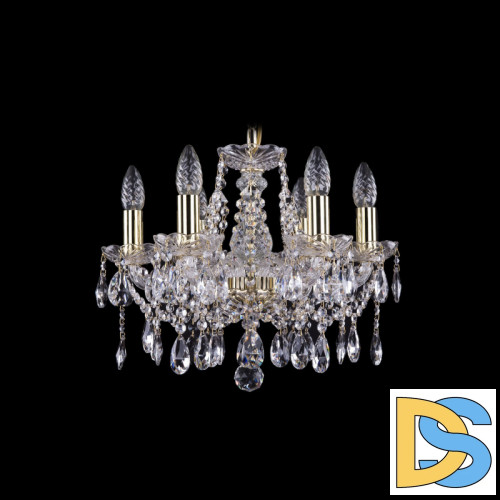 Подвесная люстра Bohemia Ivele Crystal 1413/6/141 G
