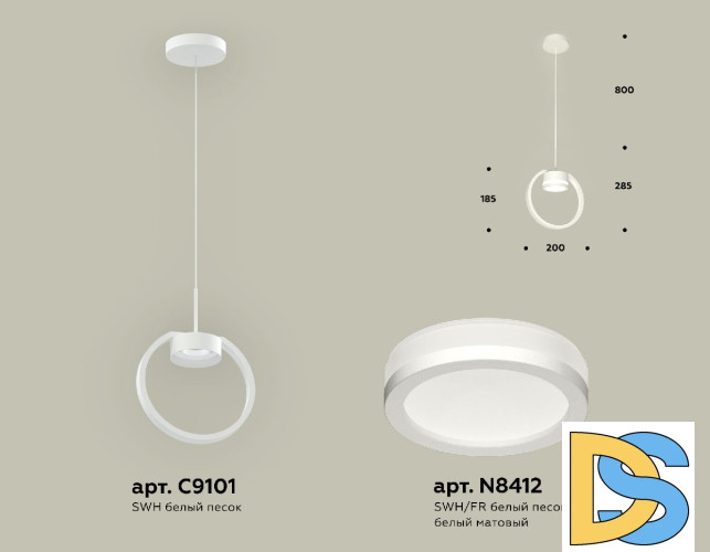 Подвесной светильник Ambrella Light Traditional (C9101, N8412) XB9101150