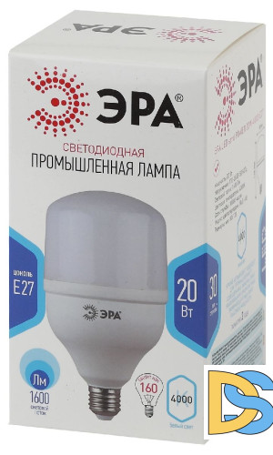 Лампа светодиодная Эра E27 20W 4000K LED POWER T80-20W-4000-E27 Б0027001
