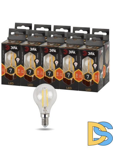 Лампа светодиодная Эра E14 7W 2700K F-LED P45-7W-827-E14 Б0027946