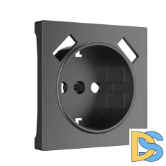 Накладка для розетки USB Werkel (графит рифленый) W1179504