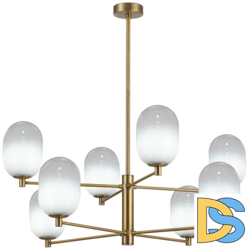 Люстра на штанге Eurosvet Loona 60161/8 латунь a065609