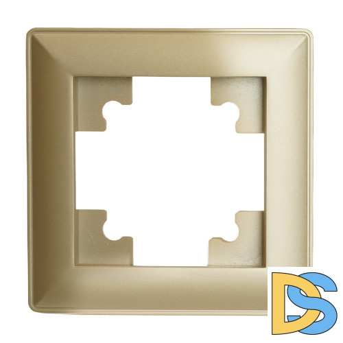 Рамка одноместная Stekker PFR00-7001-08 Катрин 49606