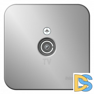 Розетка TV, изолир пластина Schneider Blanca Алюминий