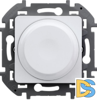 Светорегулятор поворотный без нейтрали 300 Вт Legrand Inspiria белый, 673790