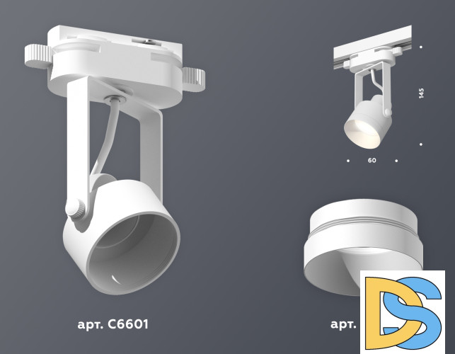 Трековый однофазный светильник Ambrella Light Track System XT6601040 (C6601, N6130)