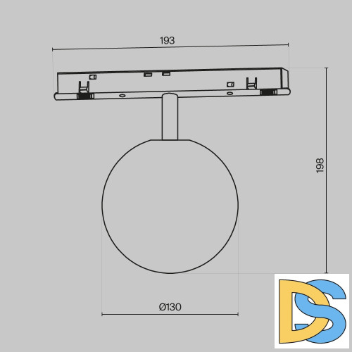 Трековый светильник Technical Maytoni Luna TR038-2-5W3K