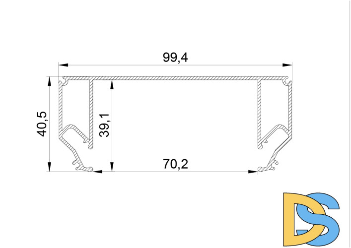 Профиль для натяжного потолка Lightstar 500427