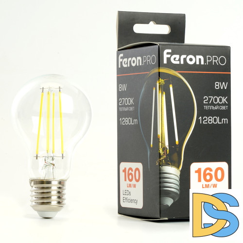 Светодиодная лампа Feron LB-1108 E27 8W 2700K 48892