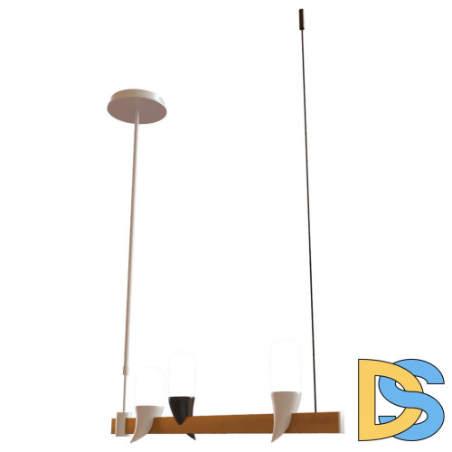 Подвесная светодиодная люстра Loft IT Whisper 1028-3WH