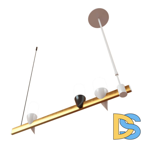 Подвесная светодиодная люстра Loft IT Whisper 1028-3WH