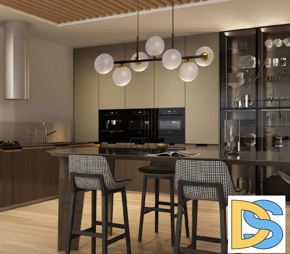 Подвесная люстра De Markt Оливия 306015707