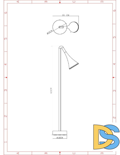 Ландшафтный светильник Arte Lamp Bronn A2367PA-1BK