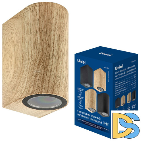 Уличный настенный светильник Uniel UUL-P52A 2х6W/GU10 IP65 PINE UL-00010556