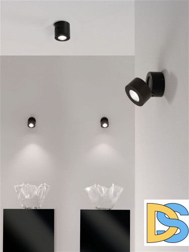 Накладной спот Elvan GW-6615-5W-WW-Bk