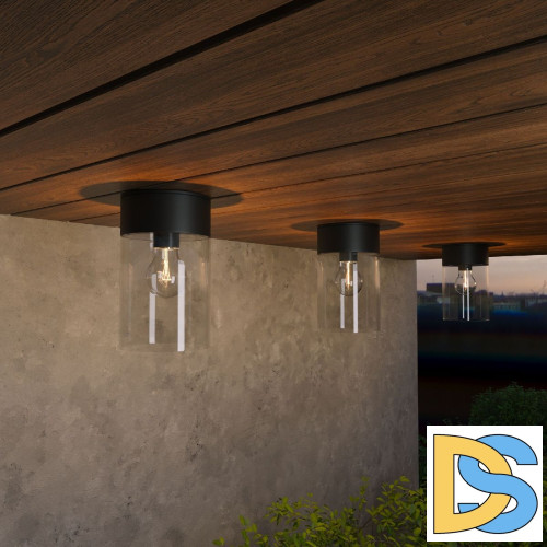 Уличный потолочный светильник Elektrostandard Atrani 35085/F черный 4690389193682 a062521