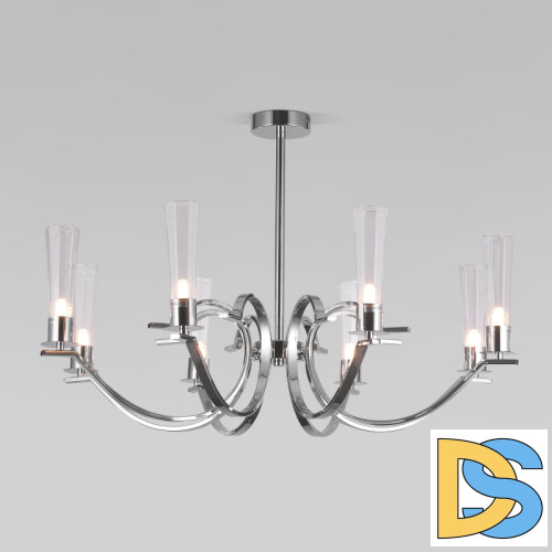 Люстра на штанге Eurosvet Rosher 60141/8 хром a060336