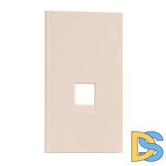 Интернет RG-45/RG11 накладка 2 модульная цвет-песочный матовый MEITON AM07M2