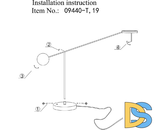 Настольная лампа Kink Light Некси 09440-T,19(3000K)