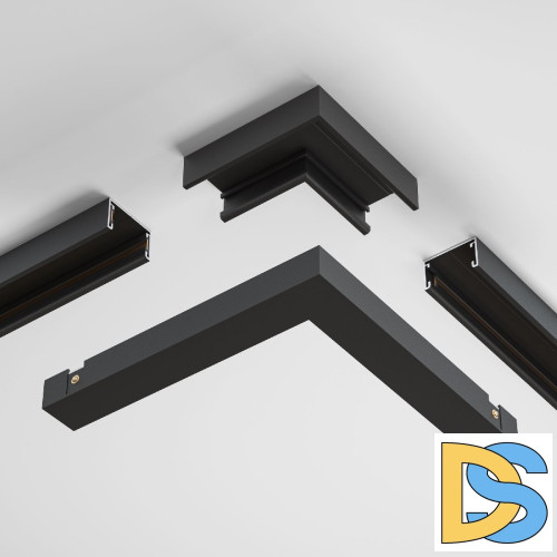 Коннектор угловой накладной Maytoni Basity TRA172CL-11B