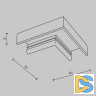 Коннектор угловой накладной Maytoni Basity TRA172CL-11B