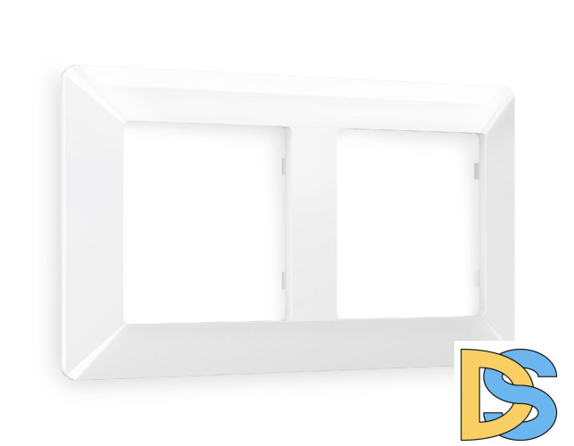 Рамка двухместная Ambrella Volt Line AF110102