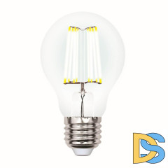 Лампа светодиодная филаментная (UL-00002872) Uniel E27 7W 3000K LED-A60-7W/WW/E27/CL/DIM GLA01TR