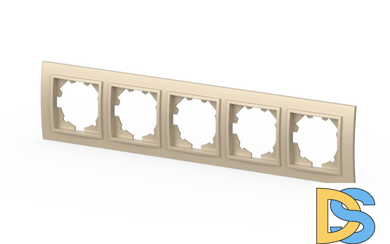 Рамка пятиместная ELBI Zena 500-012500-250