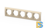Рамка пятиместная ELBI Zena 500-012500-250